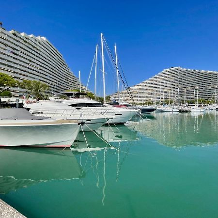 #41 Marina Riviera Bay - Marine Baie Des Anges - Studio Vue Mer Et Port วิลล์เนิฟ-ลูเบ ภายนอก รูปภาพ
