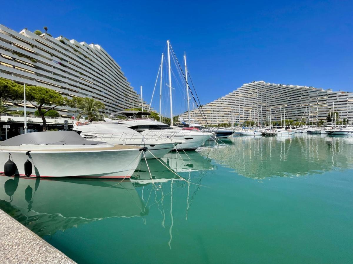#41 Marina Riviera Bay - Marine Baie Des Anges - Studio Vue Mer Et Port วิลล์เนิฟ-ลูเบ ภายนอก รูปภาพ